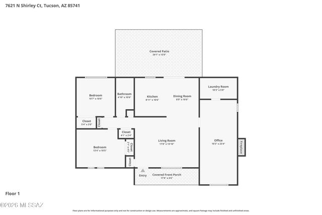 7621 N Shirley Court, Tucson, AZ 85741