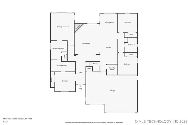 13603 S Owasso Place, Glenpool, OK 74033