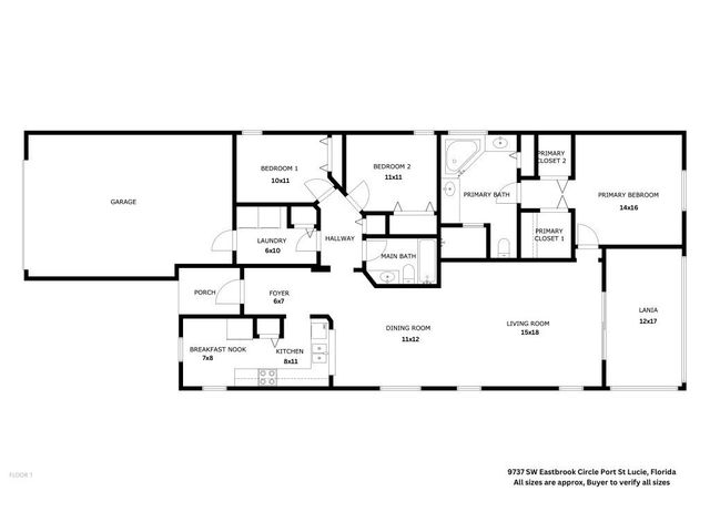 9737 SW Eastbrook Circle, Port St. Lucie, FL 34987
