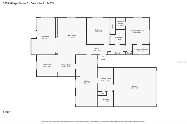 3206 VILLAGE GREEN DRIVE 1036, Sarasota, FL 34239