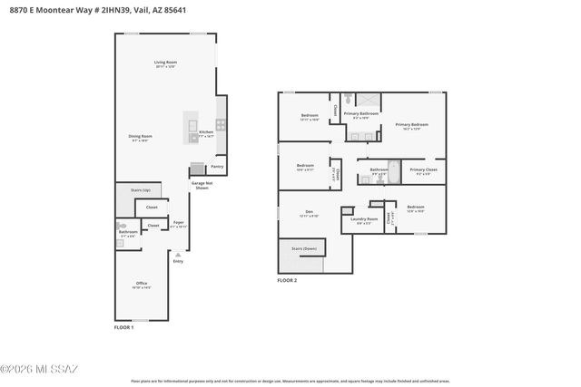 8870 E Moontear Way, Vail, AZ 85641
