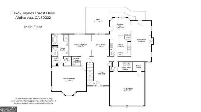 10625 Haynes Forest Drive, Alpharetta, GA 30022