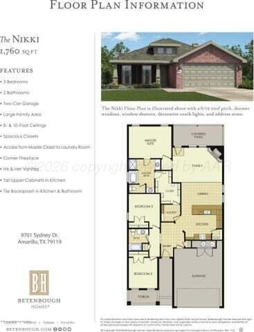 9701 SYDNEY Drive, Amarillo, TX 79119