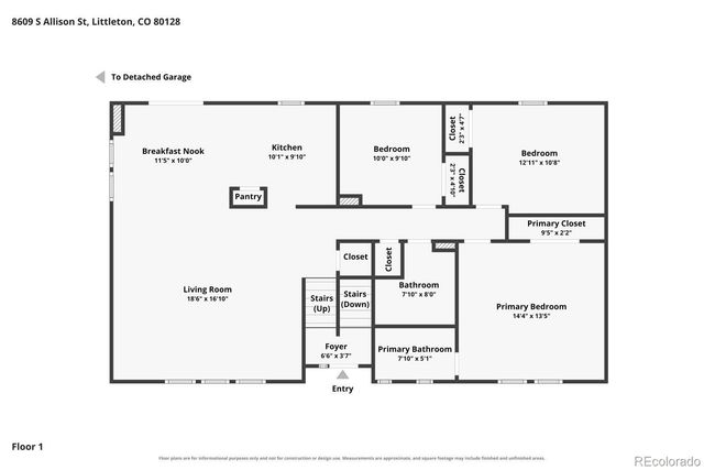 8609 S Allison Street, Littleton, CO 80128