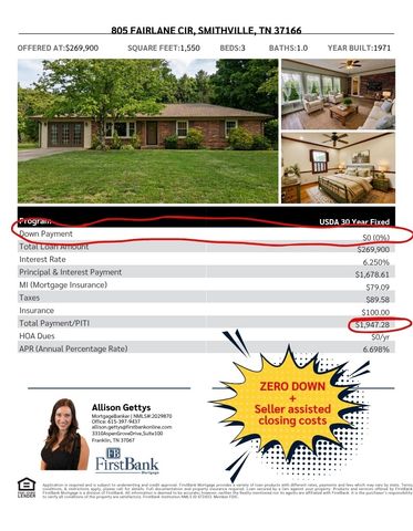 805 Fairlane Cir, Smithville, TN 37166