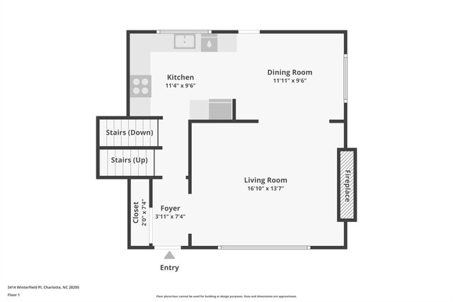 3414 Winterfield Place, Charlotte, NC 28205