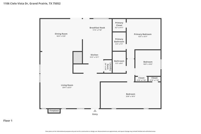 1106 Cielo Vista Drive, Grand Prairie, TX 75052