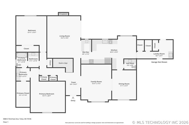 5008 S 72nd East Avenue, Tulsa, OK 74145