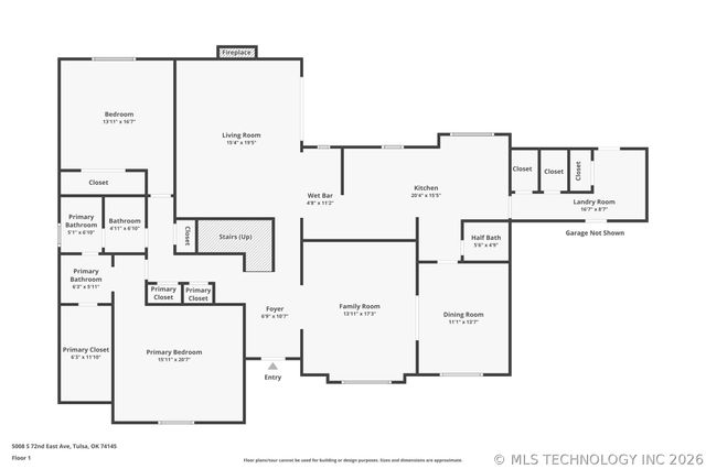 5008 S 72nd East Avenue, Tulsa, OK 74145