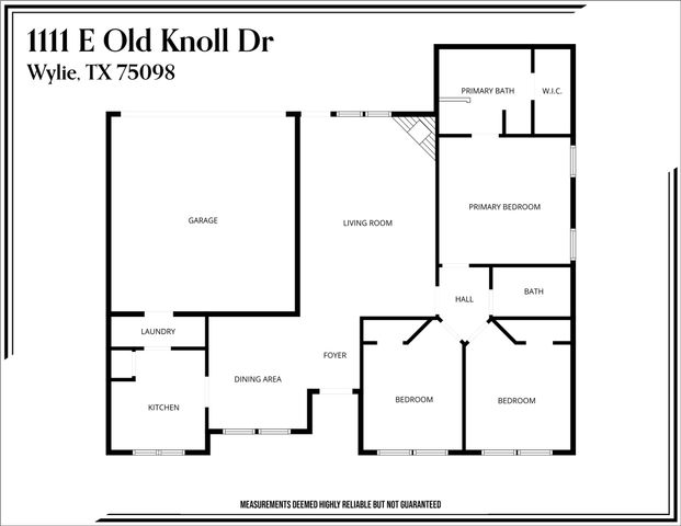 1111 Old Knoll Drive, Wylie, TX 75098