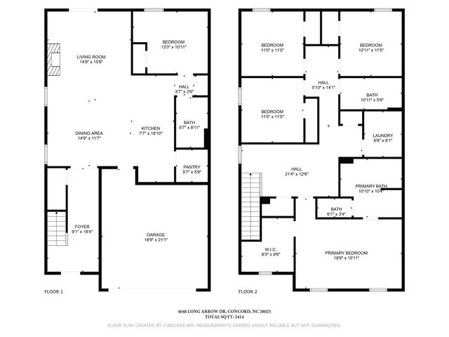 4048 Long Arrow Drive, Concord, NC 28025