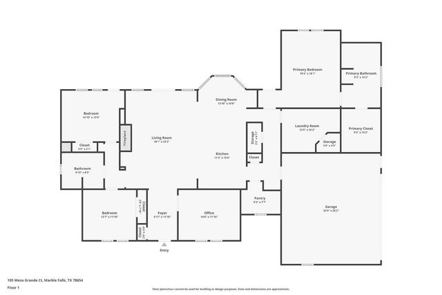 105 Mesa Grande CT, Marble Falls, TX 78654