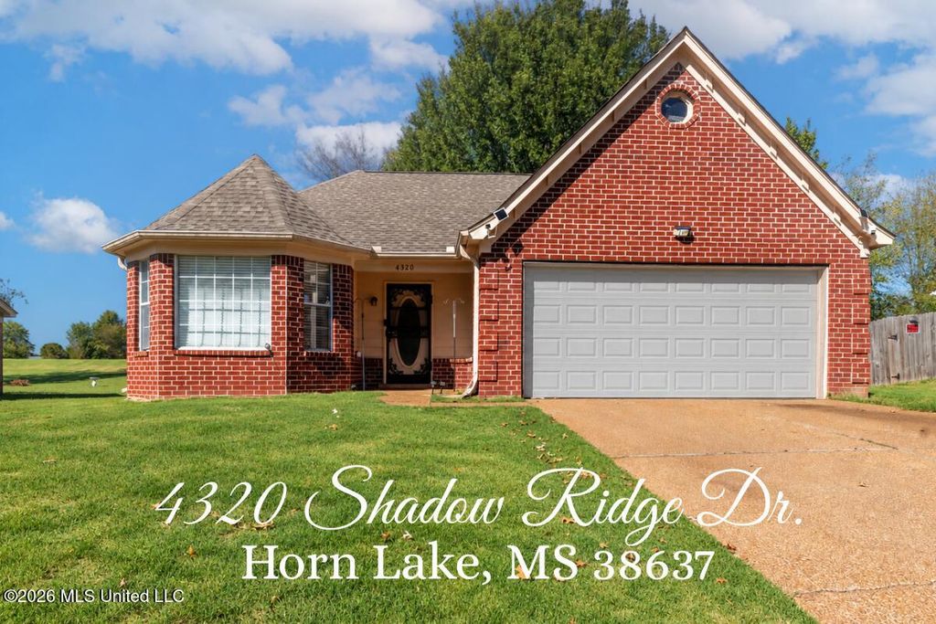 4320 Shadow Ridge Drive, Horn Lake, MS 38637 — exterior
