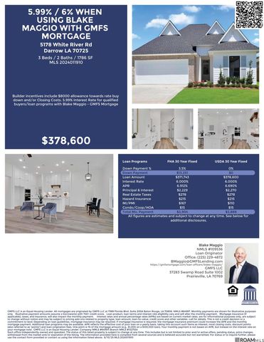 5178 White River Rd, Darrow, LA 70725