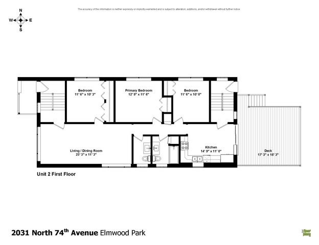 2031 N 74th Avenue, Elmwood Park, IL 60707