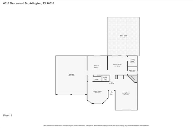 6616 Shorewood Drive, Arlington, TX 76016