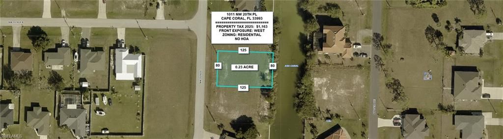 1011 NW 20th PL, CAPE CORAL, FL 33993 — exterior