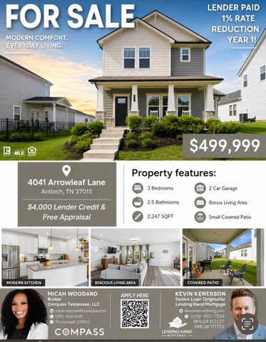 4041 Arrowleaf Ln, Antioch, TN 37013