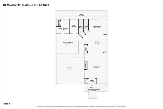 128 Monterey Drive, Peachtree City, GA 30269