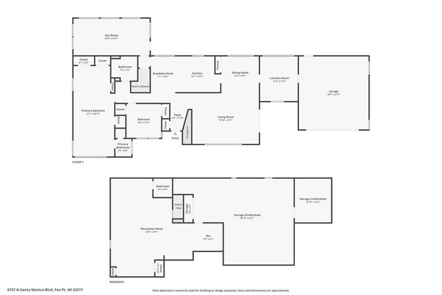 6757 N Santa Monica BOULEVARD, Fox Point, WI 53217