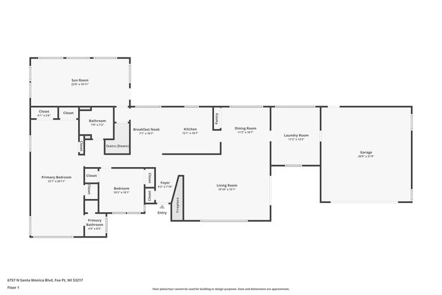 6757 N Santa Monica BOULEVARD, Fox Point, WI 53217