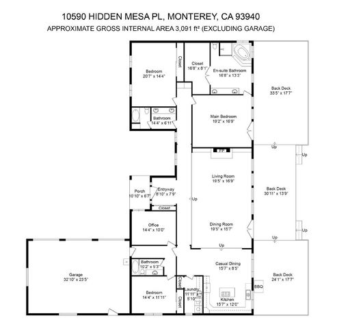 10590 Hidden Mesa Place, Monterey, CA 93940