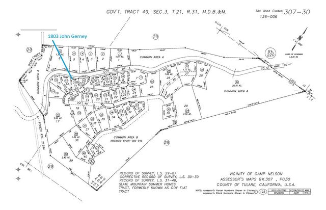 1803 John Gerney Drive, Camp Nelson, CA 93265