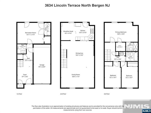 3634 Lincoln Terrace, North Bergen, NJ 07047