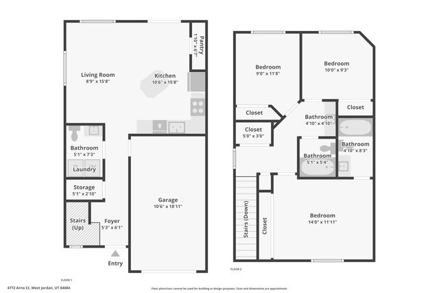 4772 W ARNO CT, West Jordan, UT 84084