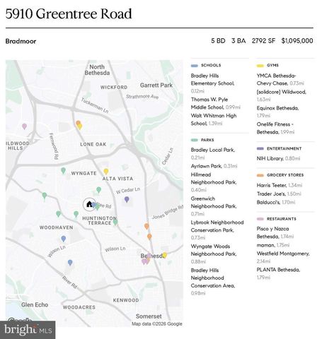 5910 GREENTREE RD, Bethesda, MD 20817