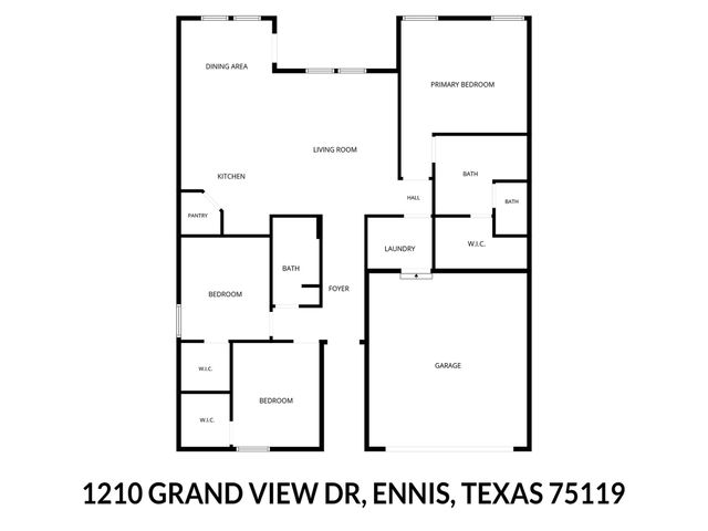 1210 Grand View Drive, Ennis, TX 75119