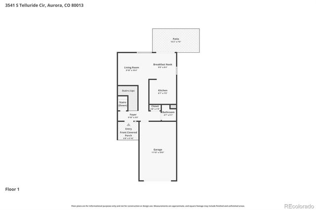 3541 S Telluride Circle A, Aurora, CO 80013