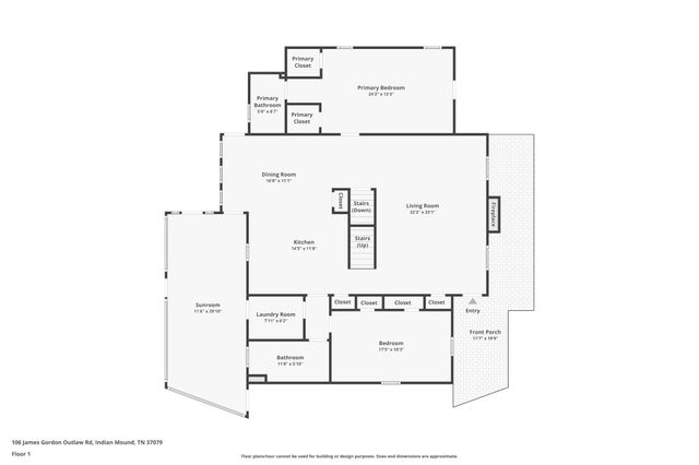 106 James Gordon Outlaw Rd, Indian Mound, TN 37079