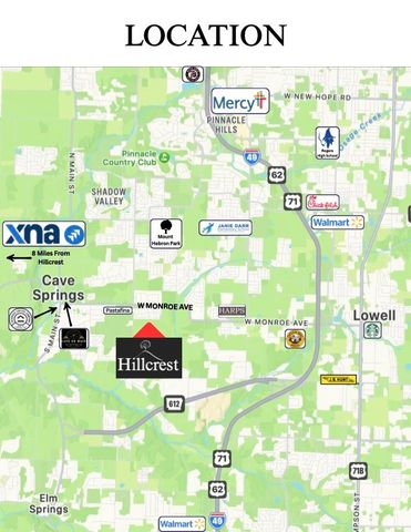 1502 Lookout Lane, Cave Springs, AR 72718