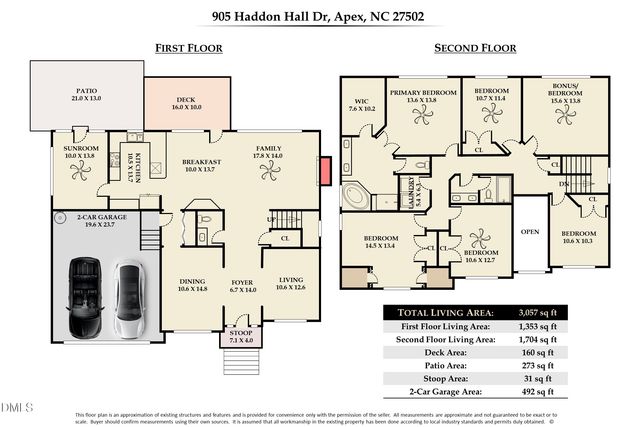 905 Haddon Hall Drive, Apex, NC 27502