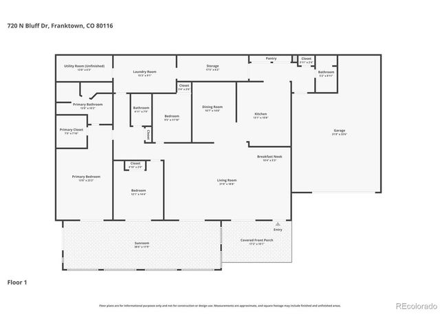 720 N Bluff Dr, Franktown, CO 80116