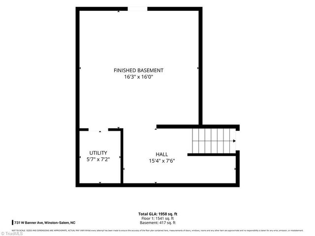 731 W Banner Avenue, Winston-salem, NC 27127
