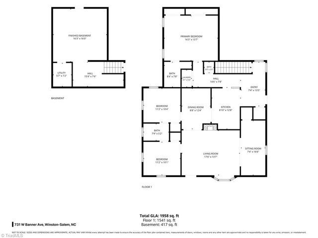 731 W Banner Avenue, Winston-salem, NC 27127