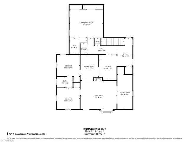 731 W Banner Avenue, Winston-salem, NC 27127