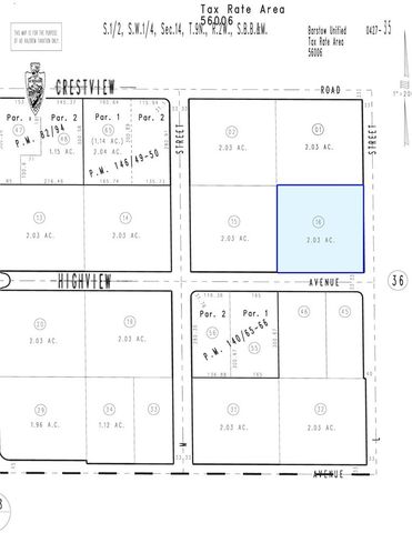 0 Highview Avenue, Barstow, CA 92311