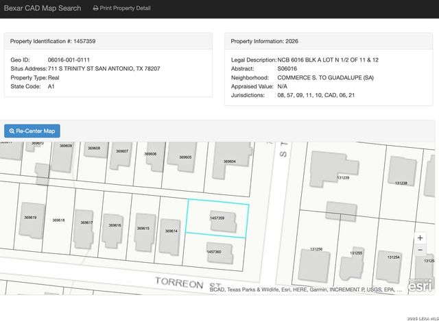 711 S TRINITY ST, San Antonio, TX 78207