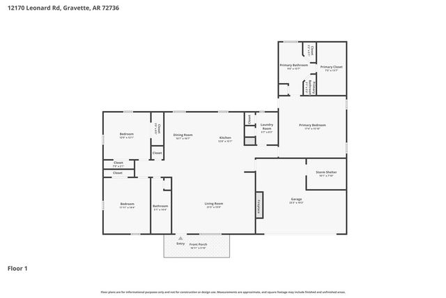 12170 Leonard Road, Gravette, AR 72736