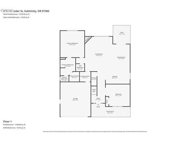 276 Ne CEDAR St, Sublimity, OR 97385