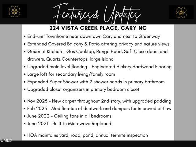 224 Vista Creek Place, Cary, NC 27511