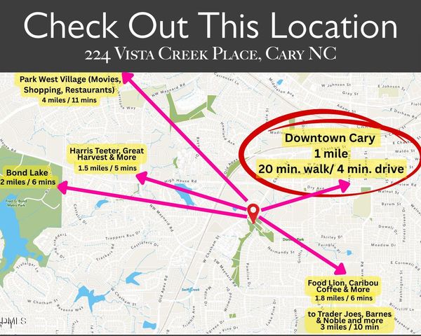 224 Vista Creek Place, Cary, NC 27511