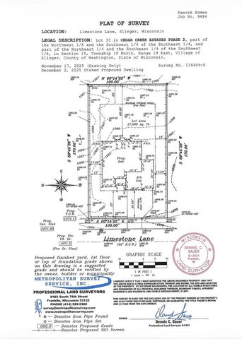 310 Limestone LANE, Slinger, WI 53086