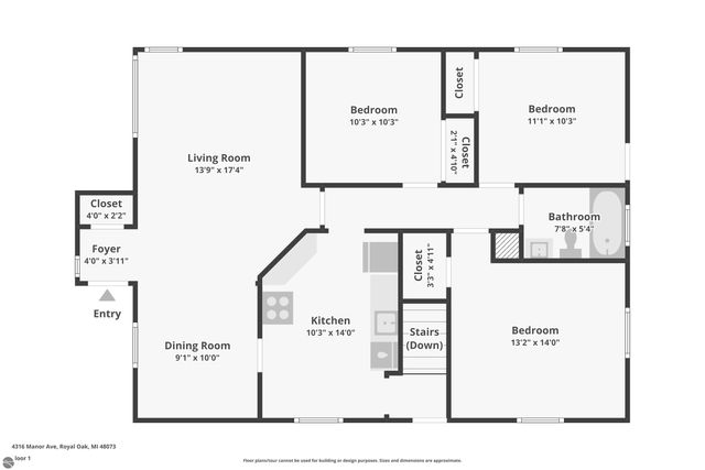 4316 Manor Avenue, Royal Oak, MI 48073