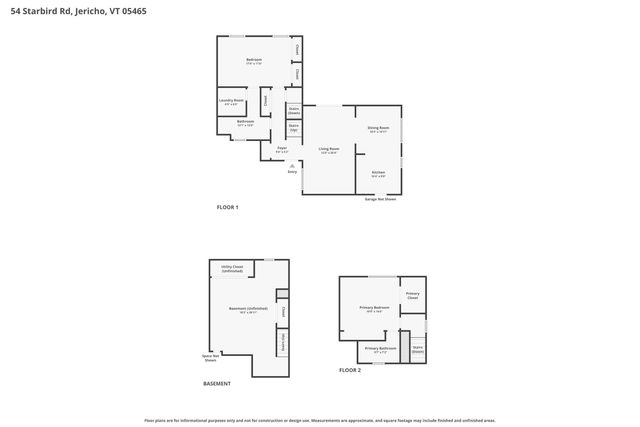 54C Starbird Road, Jericho, VT 05465