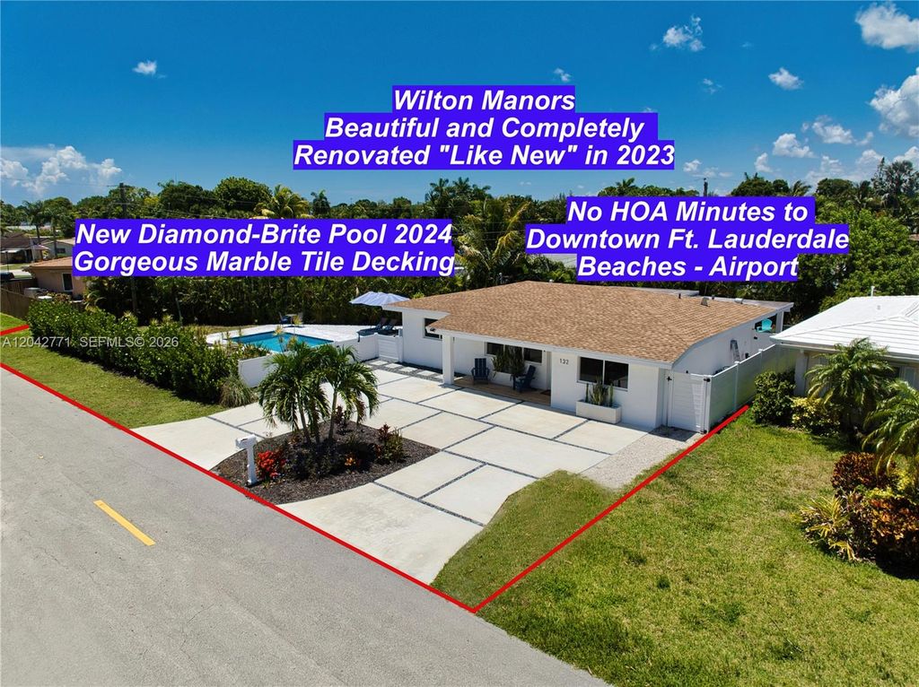 132 Almar Drive, Wilton Manors, FL 33334