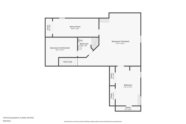 7170 S Countryside DRIVE, Franklin, WI 53132